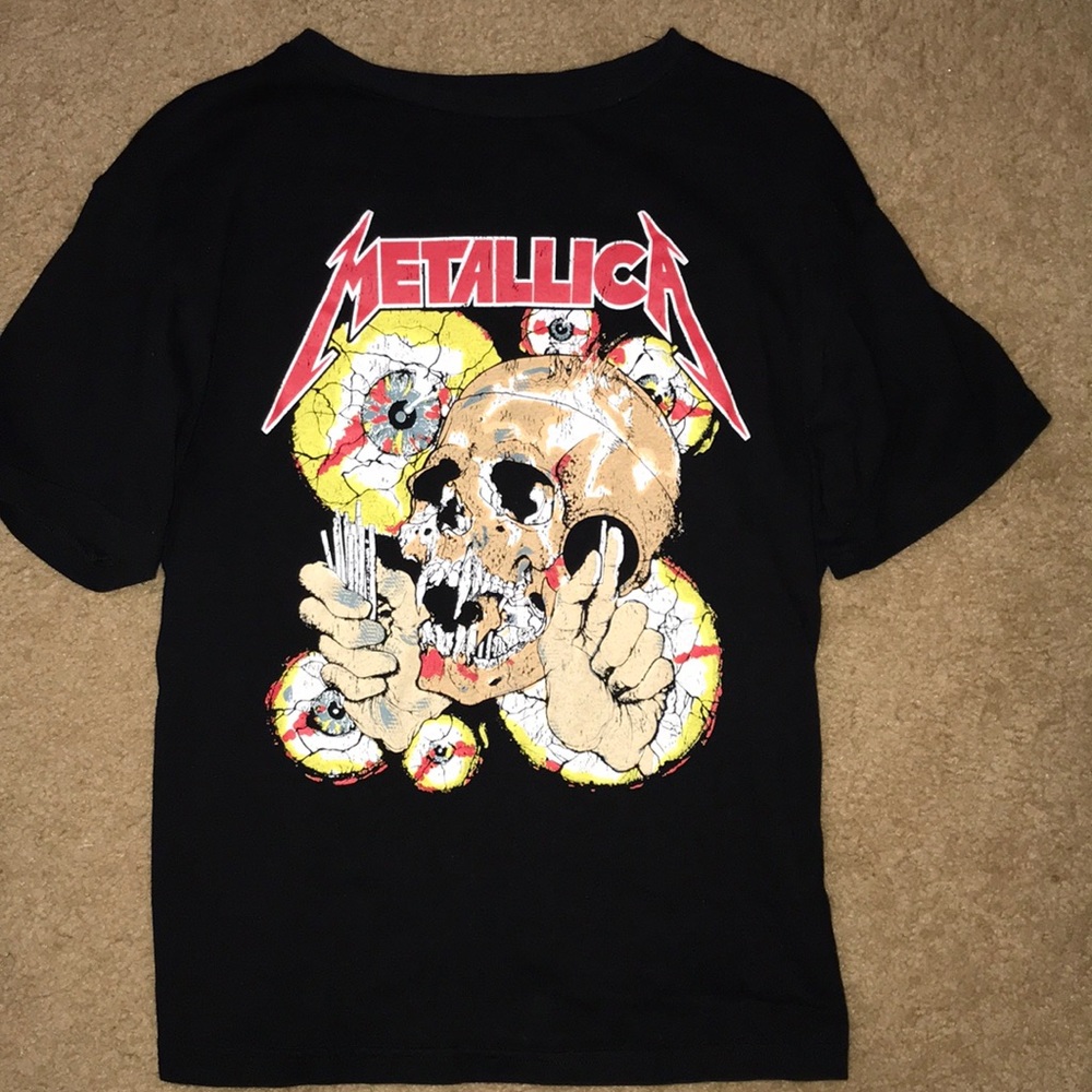 metallic vintage tee